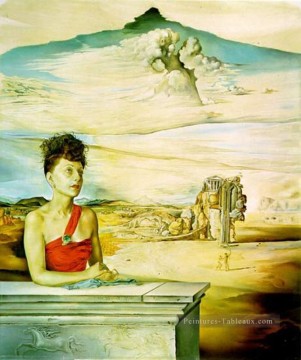 Salvador Decoraci%C3%B3n Paredes - Retrato de la señora Jack Warner 1951 Cubismo Dada Surrealismo Salvador Dalí